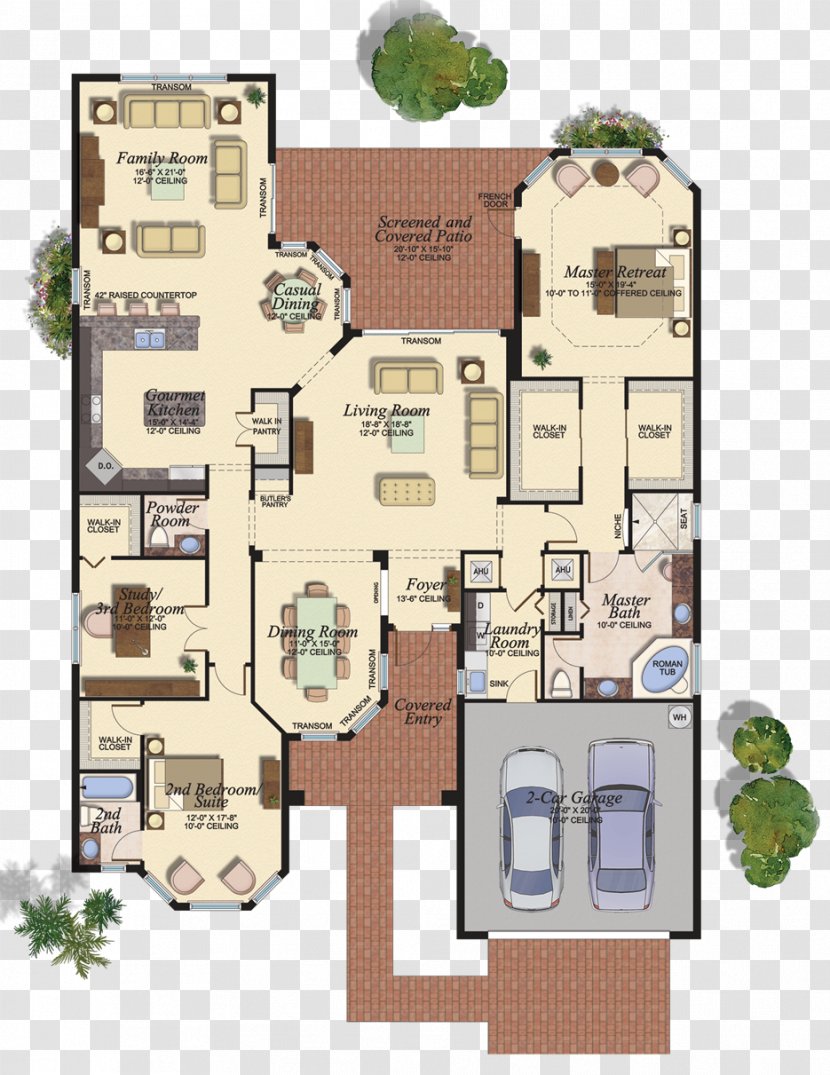 Floor Plan Residential Area Property - Design Transparent PNG
