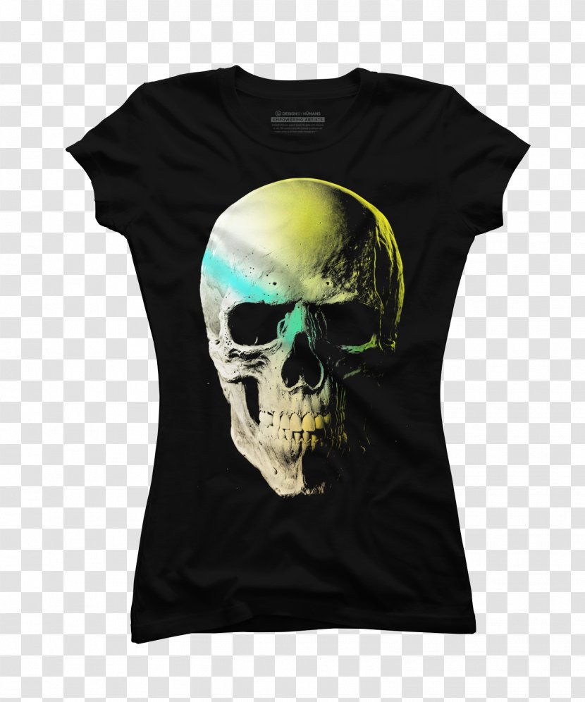 T-shirt Sleeve Skull Bone Neck Transparent PNG