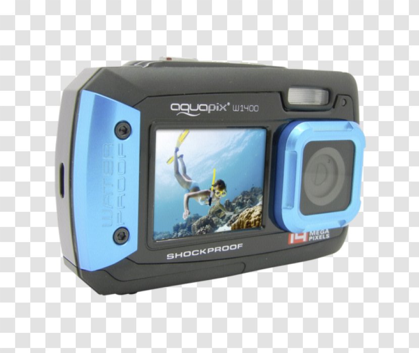 Easypix W1400 Active Blue MusicCassette Still Camera 14 Mp - Multimedia - Pixel Sensor Transparent PNG
