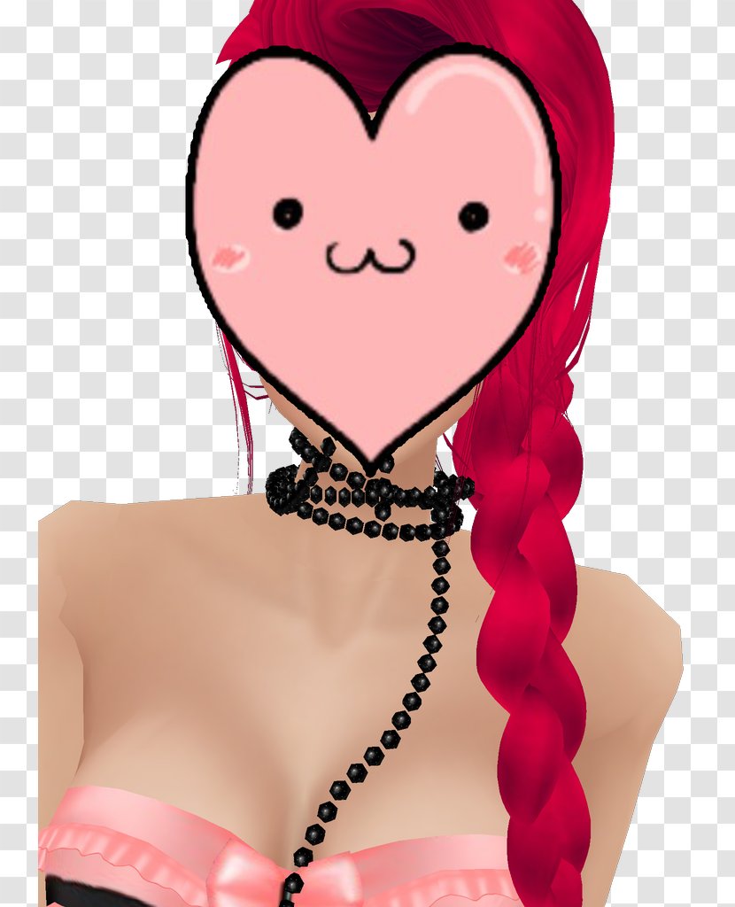 Cartoon Valentine's Day Pink M Character - Flower Transparent PNG