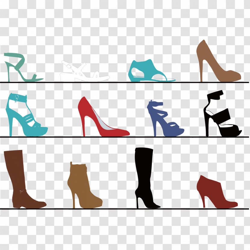 Court Shoe Fashion Sneakers High-heeled Footwear - Watercolor - Shoes Vector Transparent PNG