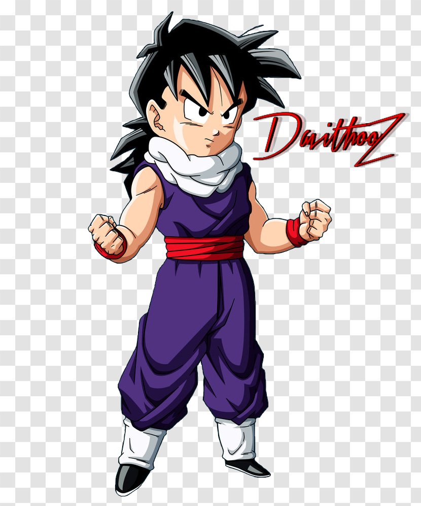 Gohan Videl Majin Buu Kamehameha Dragon Ball - Cartoon Transparent PNG