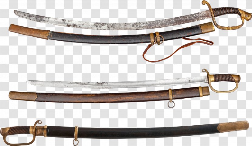 Sabre Weapon Katana - Sword - Samurai Transparent PNG