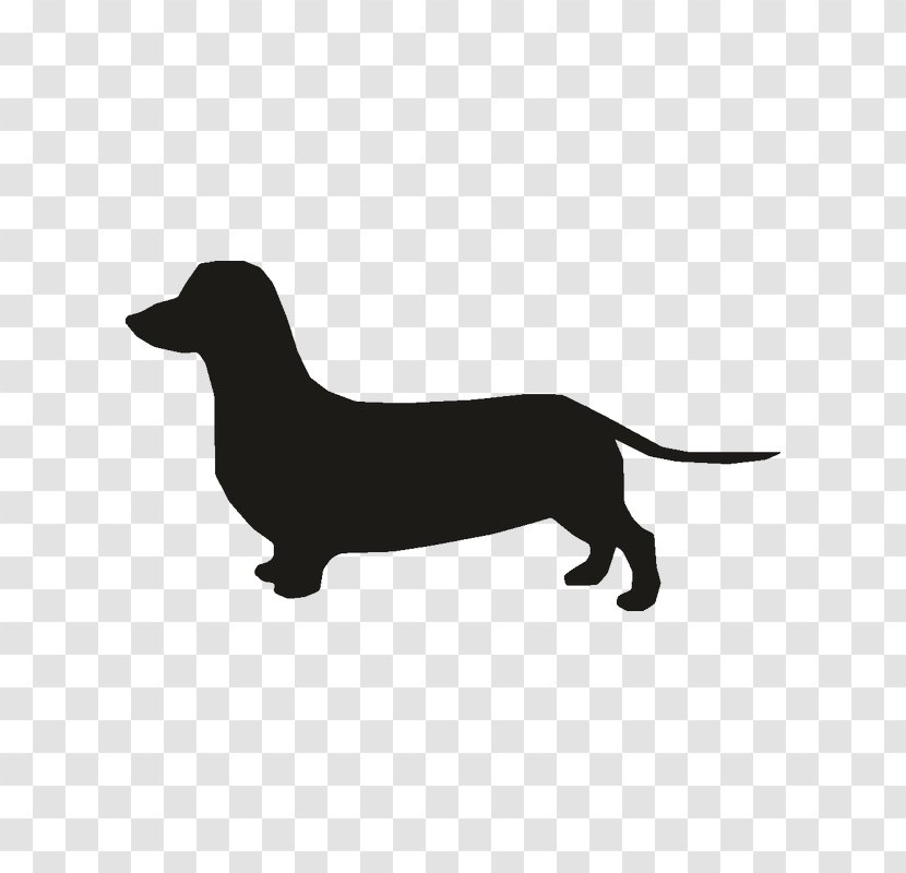 Dachshund Wallpaper Wall Decal Room - Silhouette Transparent PNG