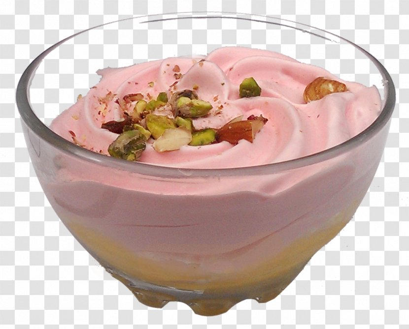 Frozen Yogurt Ice Cream Cassata Dessert - Bowl Transparent PNG