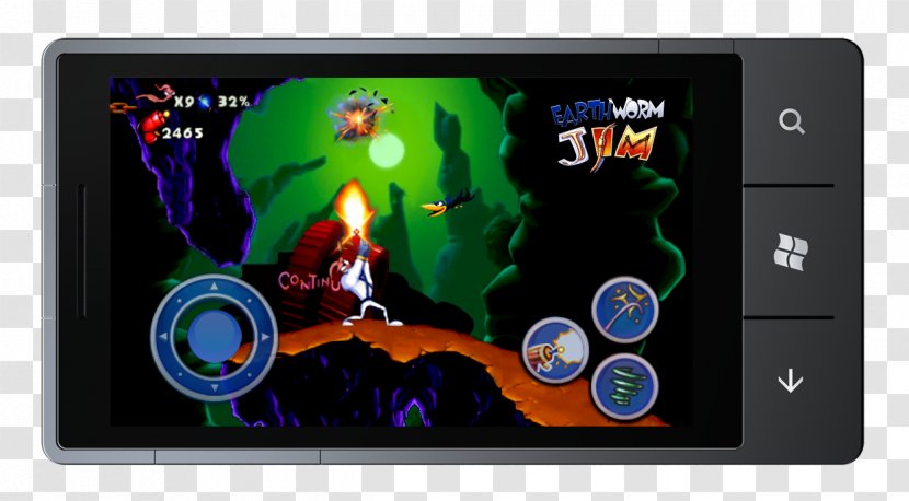 Earthworm Jim HD Gerbil Physics Ilomilo Video Game - Controller Transparent PNG