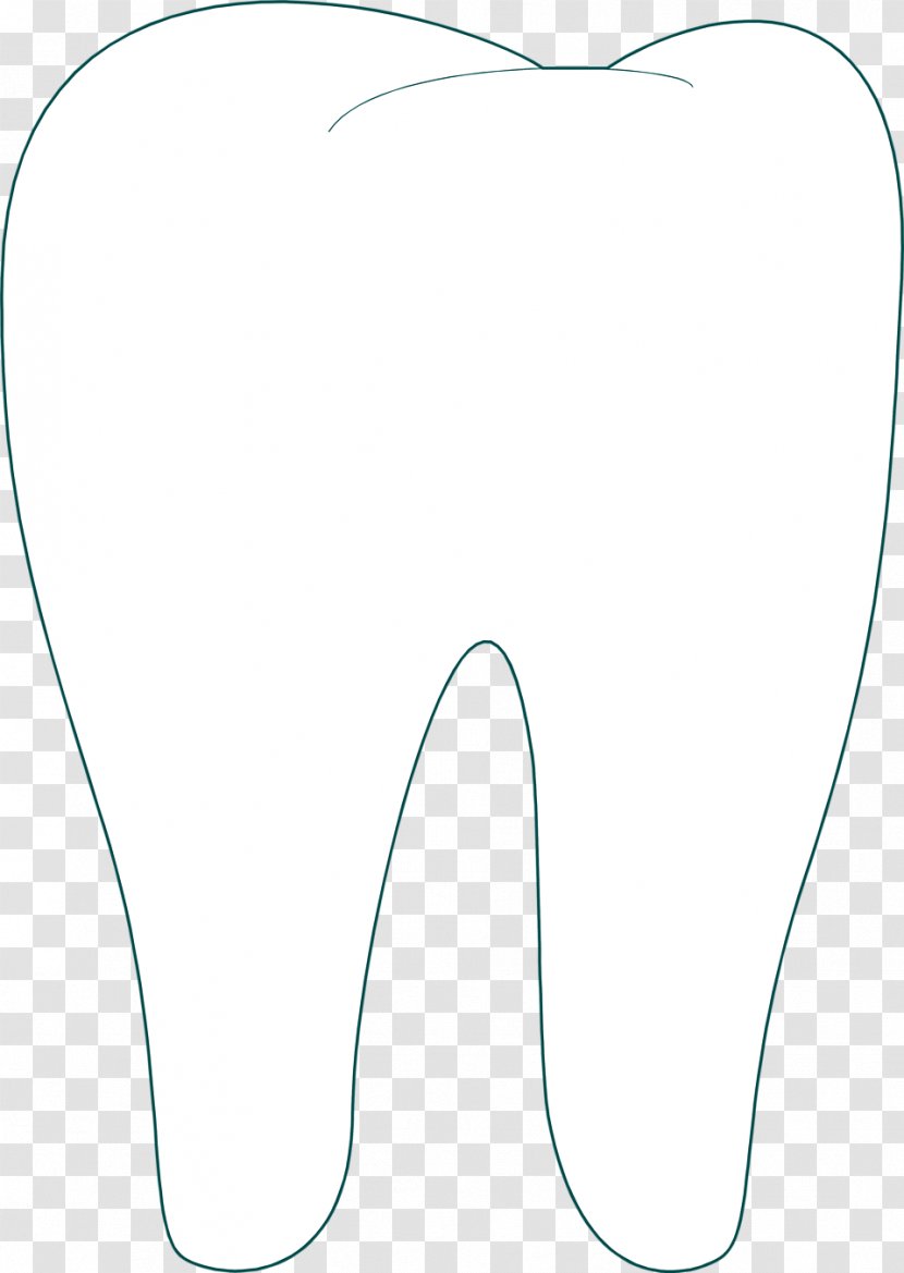 Human Tooth Dentistry Clip Art - Silhouette Transparent PNG