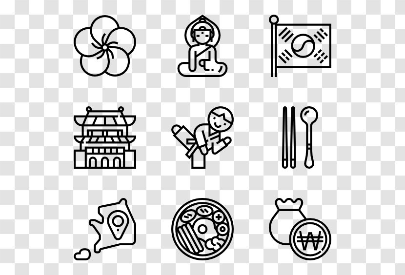 Icon Design Graphic Clip Art - Human Behavior - Korean Elements Transparent PNG