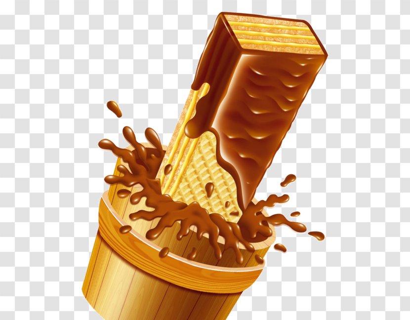 Chocolate Bar Ice Cream Cones Wafer - Biscuits Transparent PNG