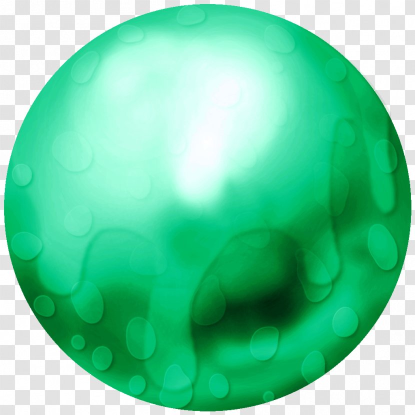 Turquoise Green Teal Organism Sphere - Pearls Transparent PNG