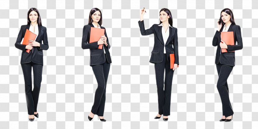 Clothing Standing Suit Formal Wear Pantsuit - Trousers - Jacket Transparent PNG