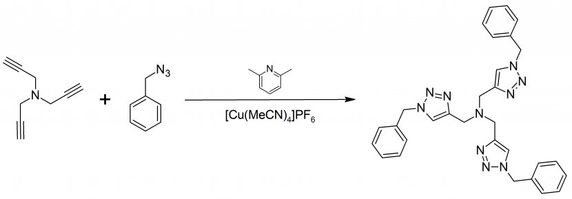 Tris(benzyltriazolylmethyl)amine Click Chemistry Azide - Watercolor - Preparation Transparent PNG