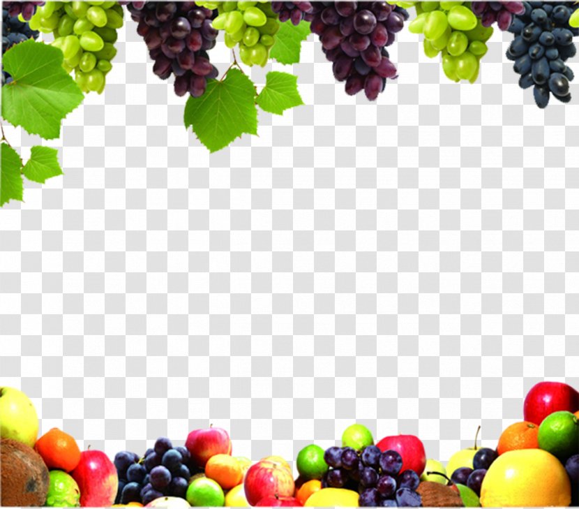 Juice Fruit Vegetable Food Grape - Cranberry - Border Transparent PNG
