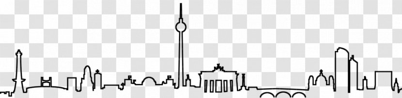 Skyline Von Berlin BWF - Diagram - Berliner Wohnforum GmbH Obdachlosen-UniMario Black And White Transparent PNG