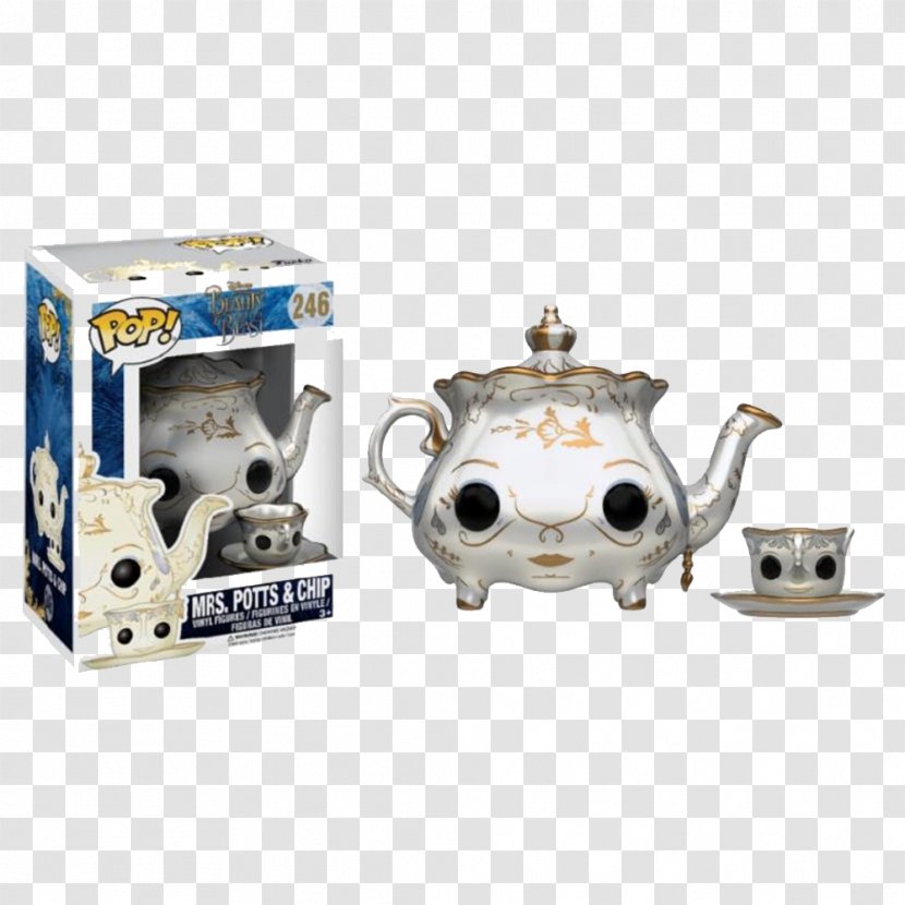 Mrs. Potts Belle Beauty And The Beast Cogsworth - Funko - Mrs Transparent PNG