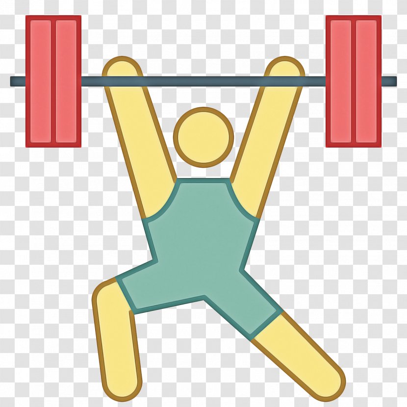 Olympic Weightlifting Yellow - Biceps Transparent PNG