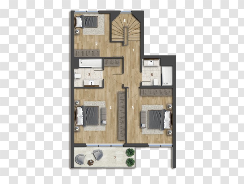 Facade Floor Plan - Koy Transparent PNG