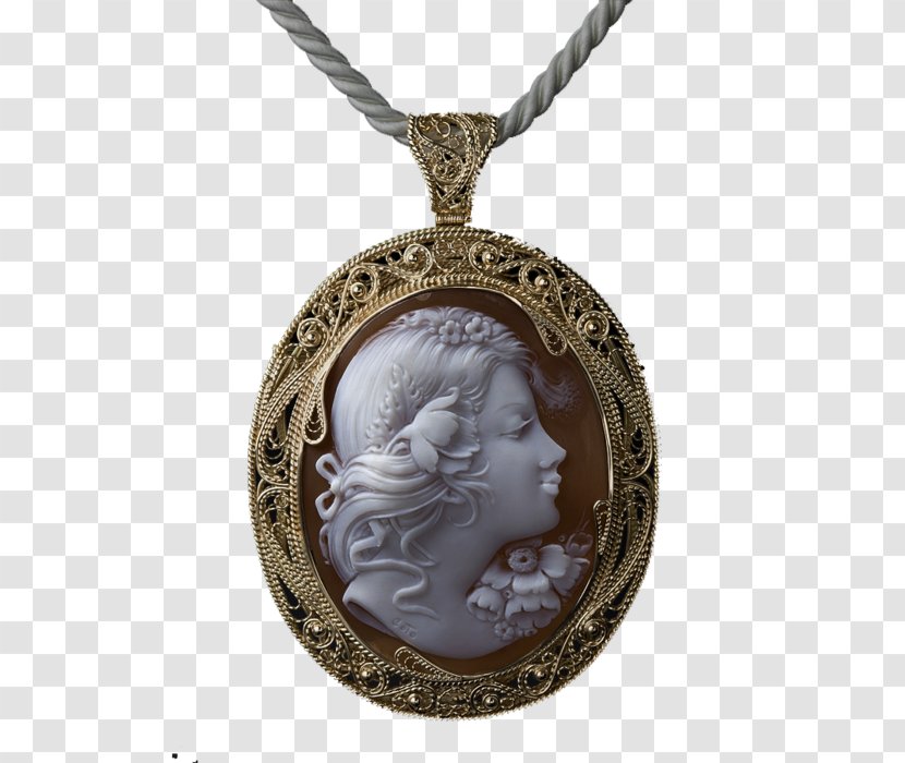 Locket Necklace Jewellery Medailoi Cameo - Pendant Transparent PNG