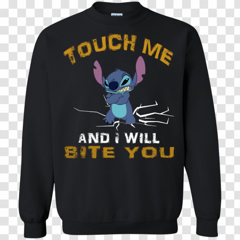 T-shirt Hoodie Sweater Crew Neck - Bluza - Stitch Transparent PNG