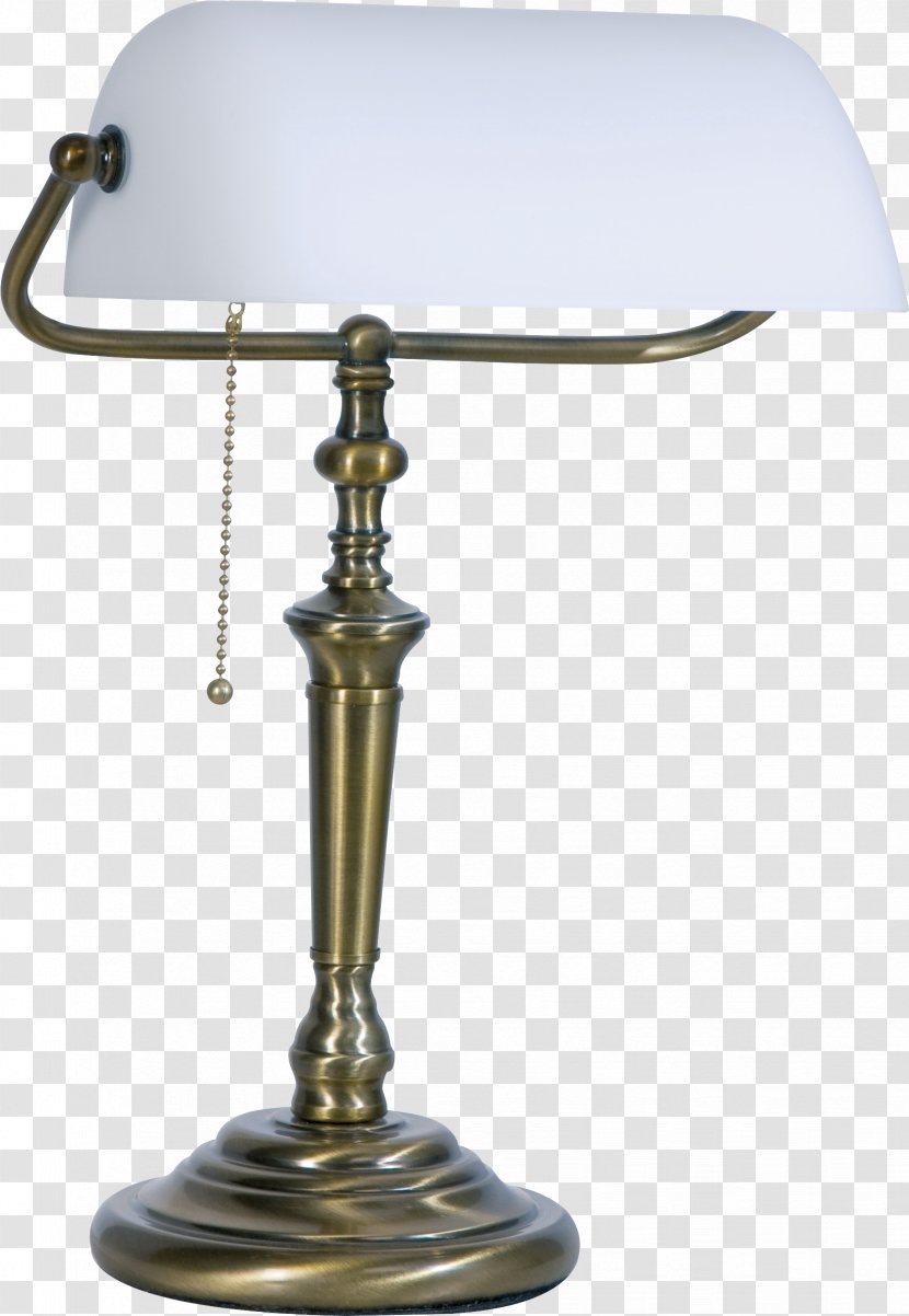 Light Banker's Lamp Bronze Brass - Pl Transparent PNG