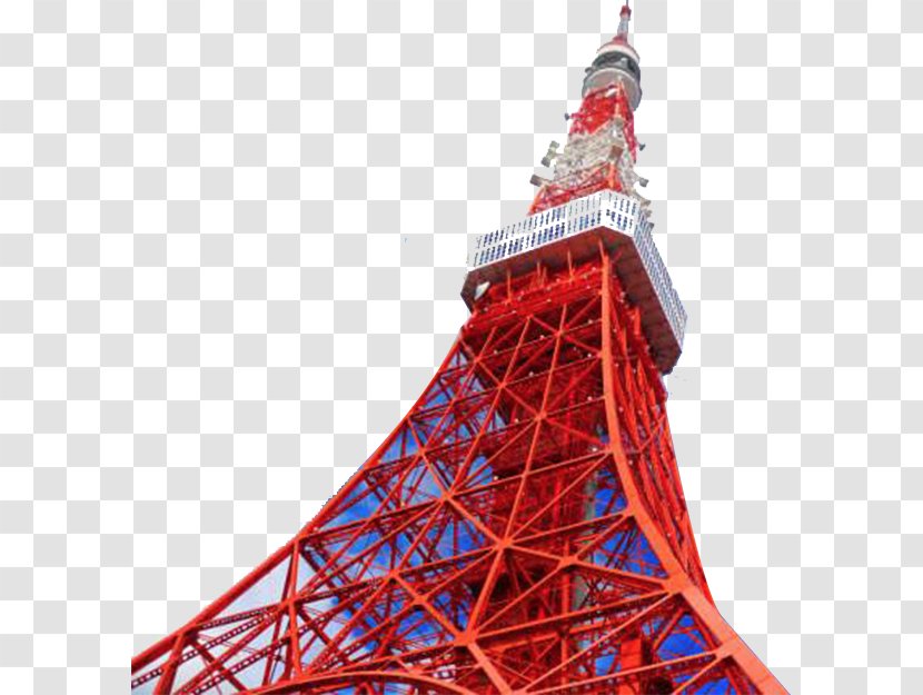 Tokyo Tower - Christmas Tree - Japan Red Map Transparent PNG