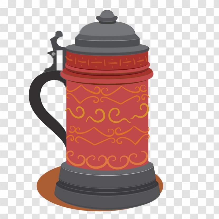 Coffee Mug Cup - Vector Vintage Pot Transparent PNG