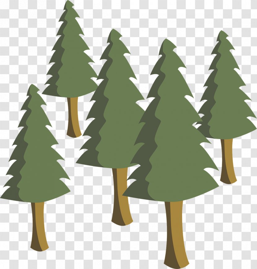 Tree Pine Fir Forest Clip Art Transparent PNG