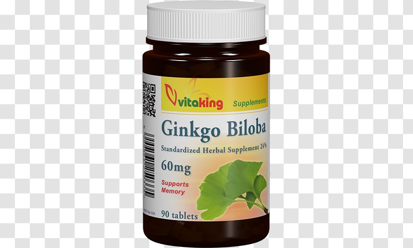 Dietary Supplement Ascorbic Acid Vitamin C Flavonoid - B Vitamins - Ginkgo-biloba Transparent PNG