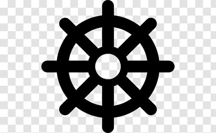 Dharmachakra Buddhism - Symbol - Wheel Of Dharma Transparent PNG