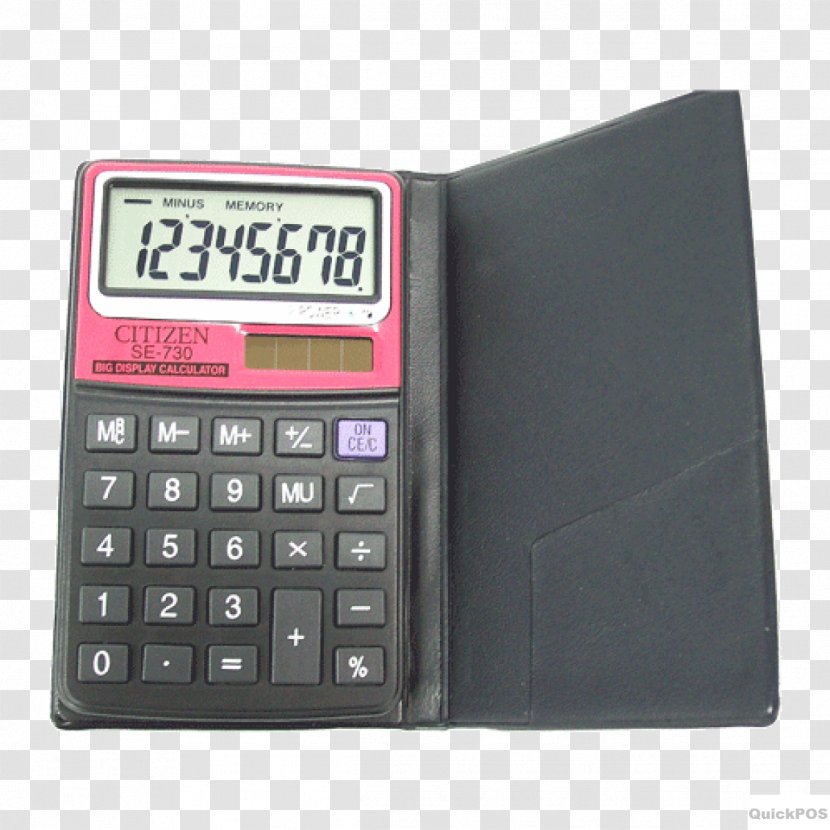 Scientific Calculator Citizen CT-555 Point Of Sale Operation Transparent PNG