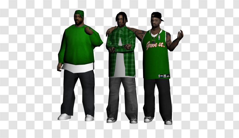 Grand Theft Auto: San Andreas Auto V Multiplayer PlayStation 2 Grove Street - Sleeve - Playstation Transparent PNG