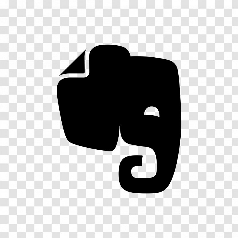 Evernote Note-taking User IFTTT - Symbol - Black And White Transparent PNG
