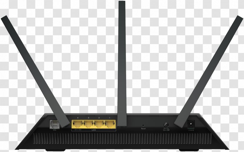 NETGEAR Nighthawk D7000 VDSL DSL Modem Router R7000 - Technology Transparent PNG