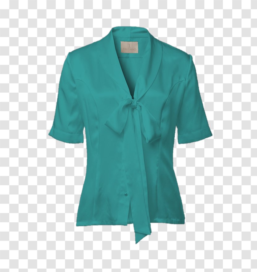 T-shirt Polo Shirt Sleeve Clothing - Turquoise Transparent PNG