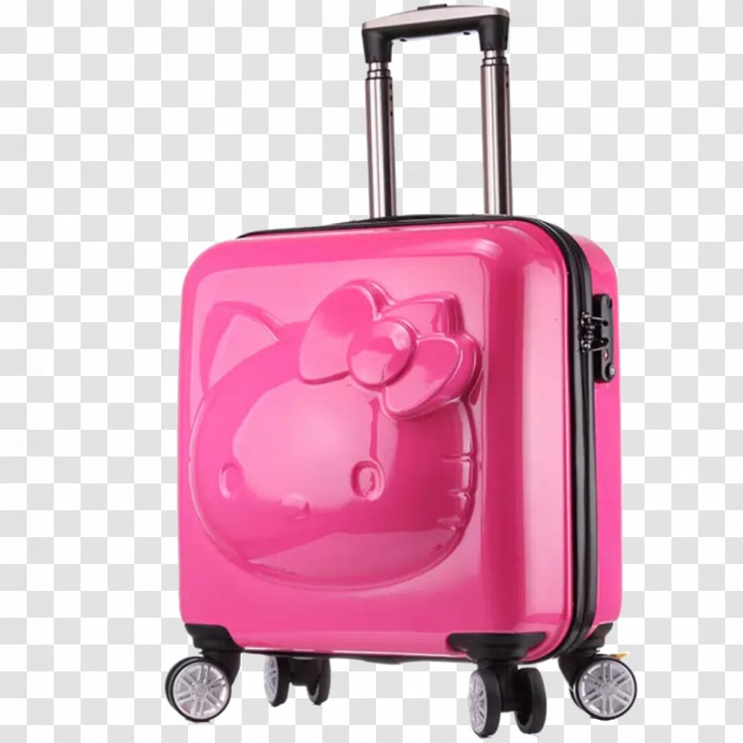 Hand Luggage Pink Bag Suitcase - Orange - Bags Transparent PNG