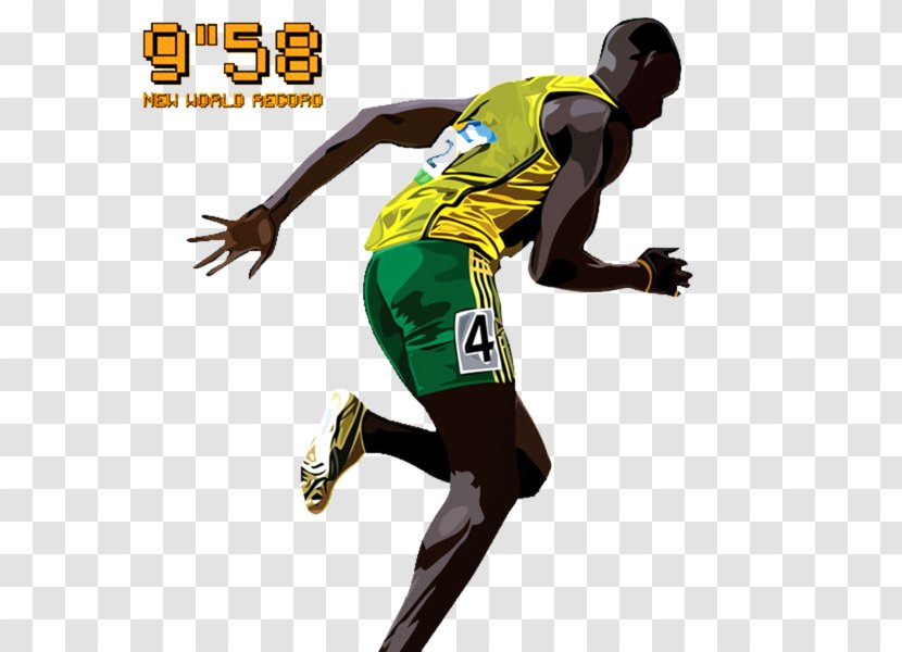 Nitro Athletics Olympic Games Sport - Sprint - Usain Bolt Transparent PNG