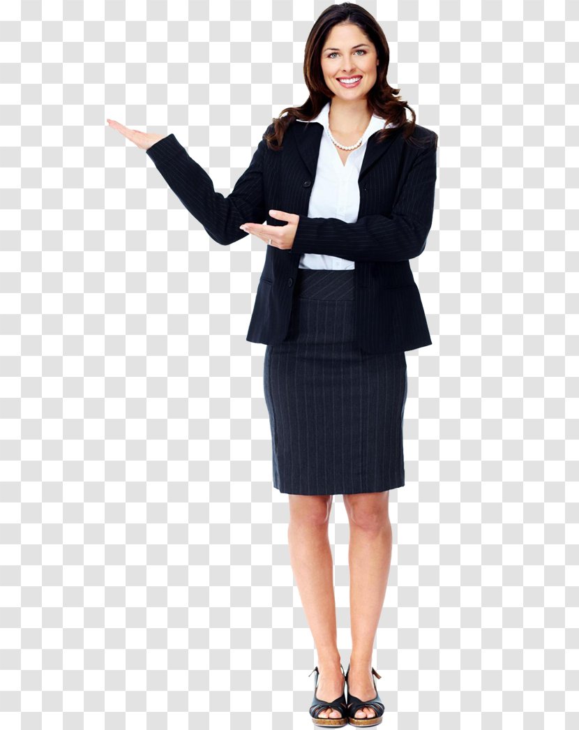 Business Woman - Formal Wear - Cocktail Dress Collar Transparent PNG