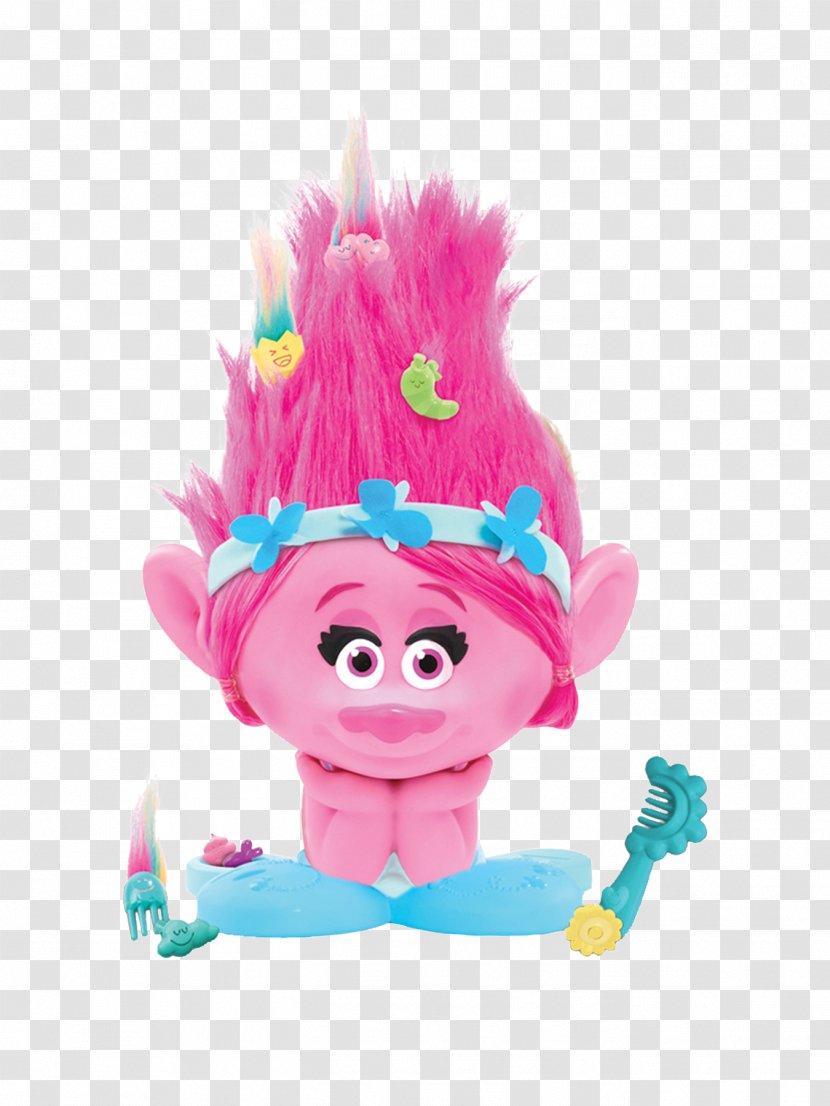DreamWorks Trolls Poppy Styling Station Dreamworks Style Just Hasbro Hug Time Toy - Fictional Character Transparent PNG