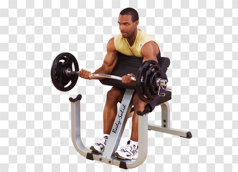 Body Solid Preacher Curl Bench Biceps Body-Solid, Inc. Physical Fitness - Flower - Curls Transparent PNG