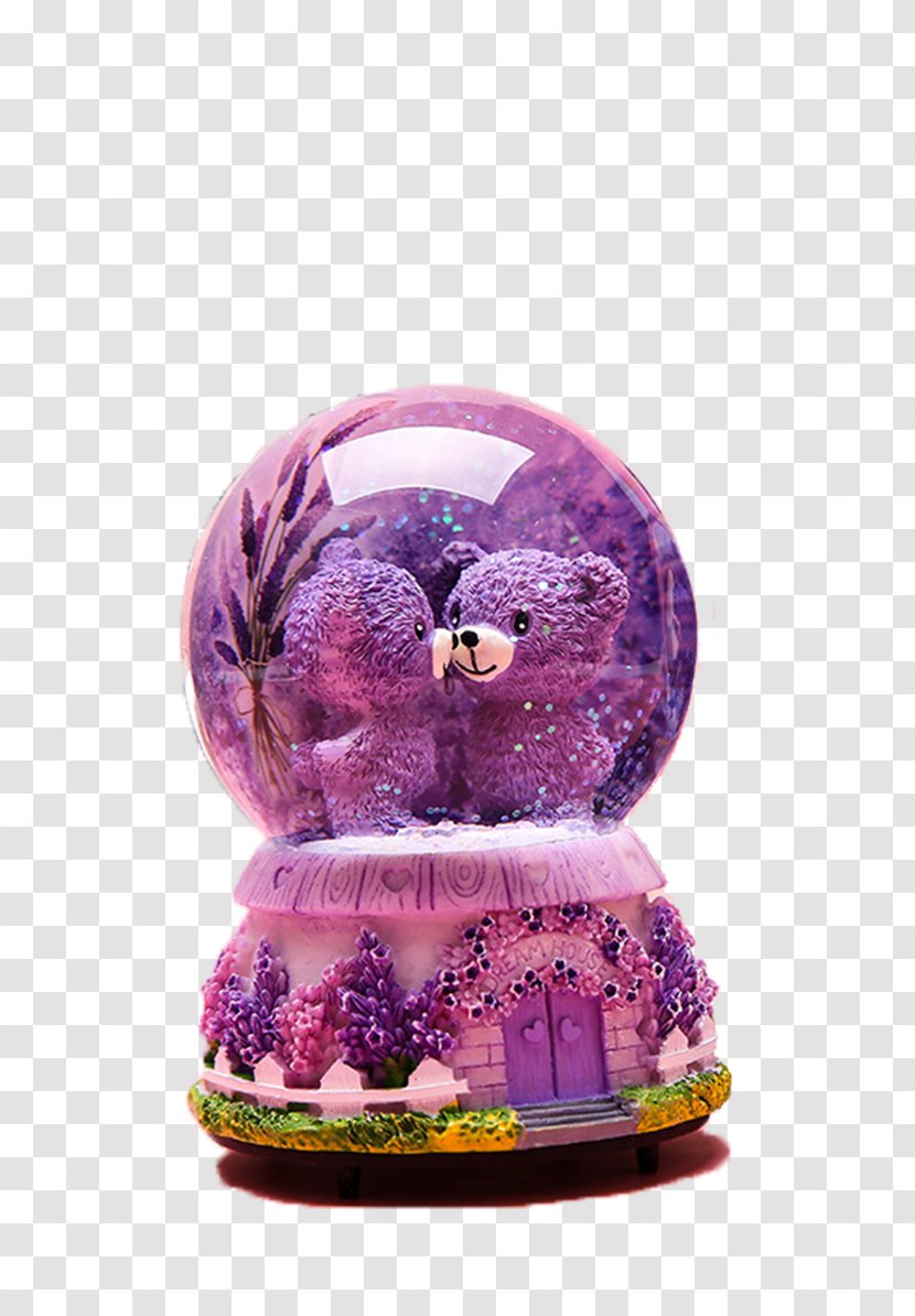 Glass Lavender Purple Ball Transparent PNG