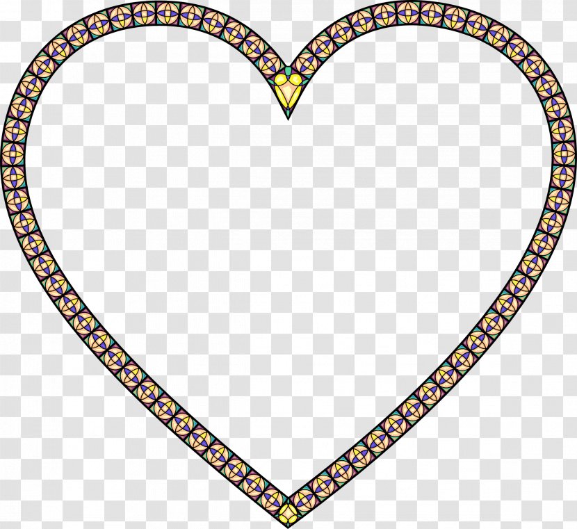Borders And Frames Heart Clip Art - Silhouette - Glass Cliparts Transparent PNG