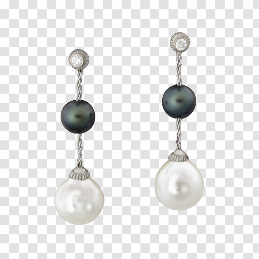 Earring Tahitian Pearl Cultured Freshwater Pearls - Jewelry Making - Earrings Image Transparent PNG
