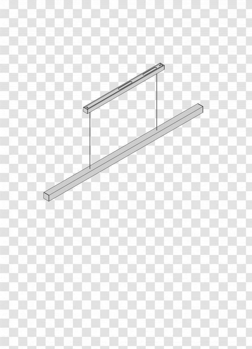 Line Angle Lighting - Rectangle - Light Rail Transparent PNG