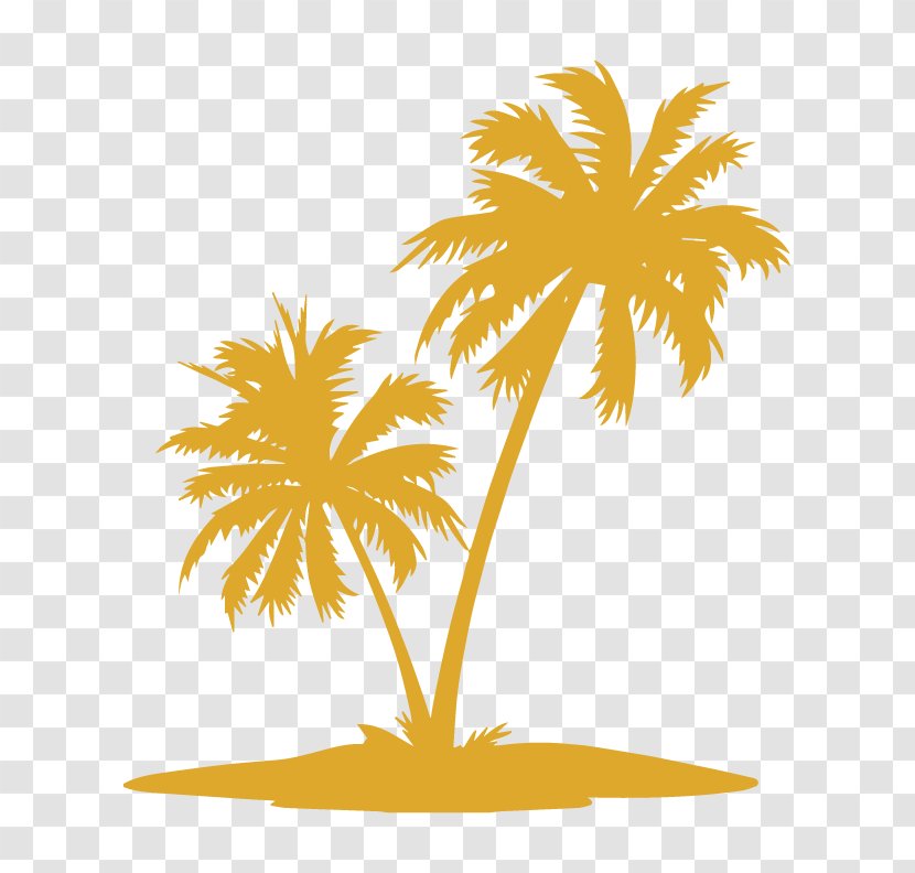 Palm Trees Vector Graphics Clip Art Illustration Image - Arecales - Tree Transparent PNG
