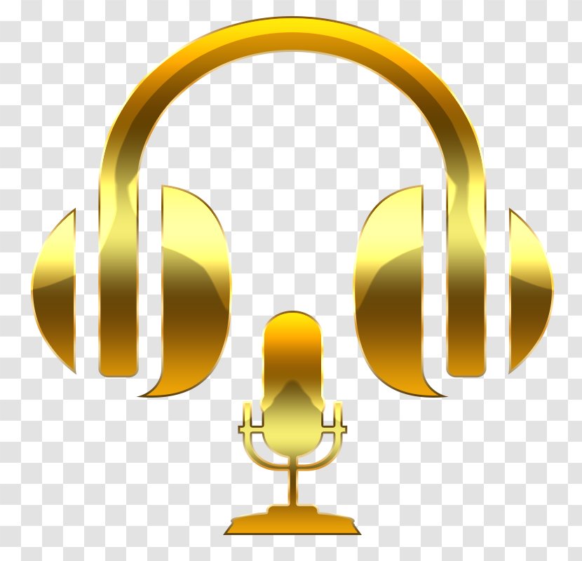 Headphones Microphone Disc Jockey Advertising Logo - Material Transparent PNG