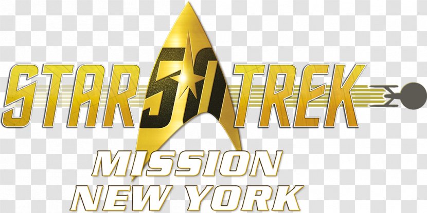 Javits Center Star Trek Logo WMCA Memory Alpha - Yellow - The Original Series Transparent PNG