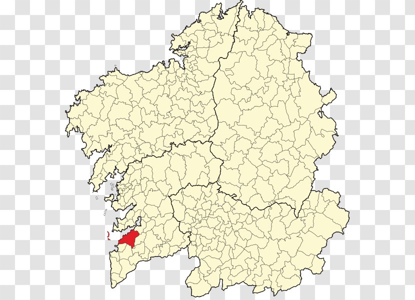 Ourense Province Of Pontevedra Parliament Galicia Map Theatrum Orbis Terrarum - Galician Transparent PNG