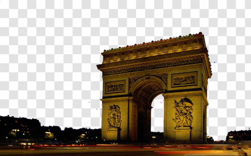 Arc De Triomphe Du Carrousel Champs-xc9lysxe9es Eiffel Tower Charles Gaulle U2013 Xc9toile - Paris, France Three Transparent PNG