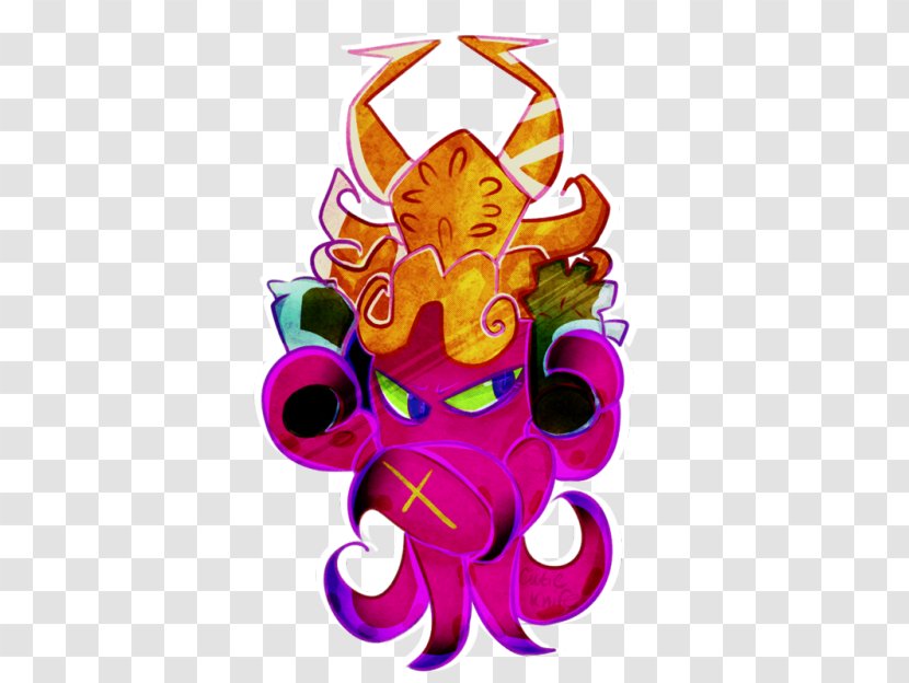 DJ Octavio Fan Art Character Octopus - Tree - Splatoon Transparent PNG