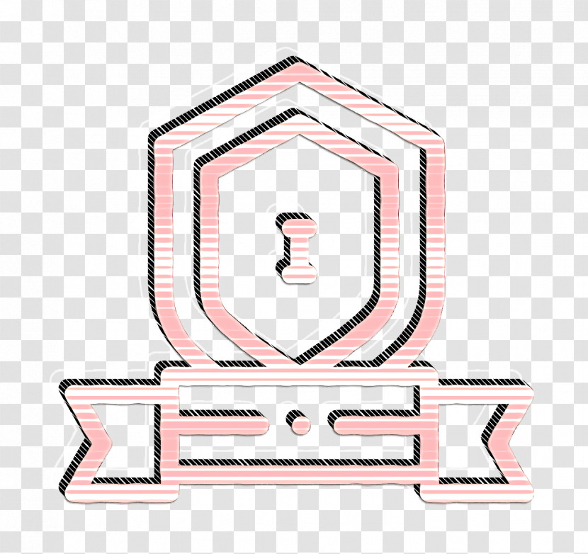 Shield Icon Ribbon Icon Winning Icon Transparent PNG